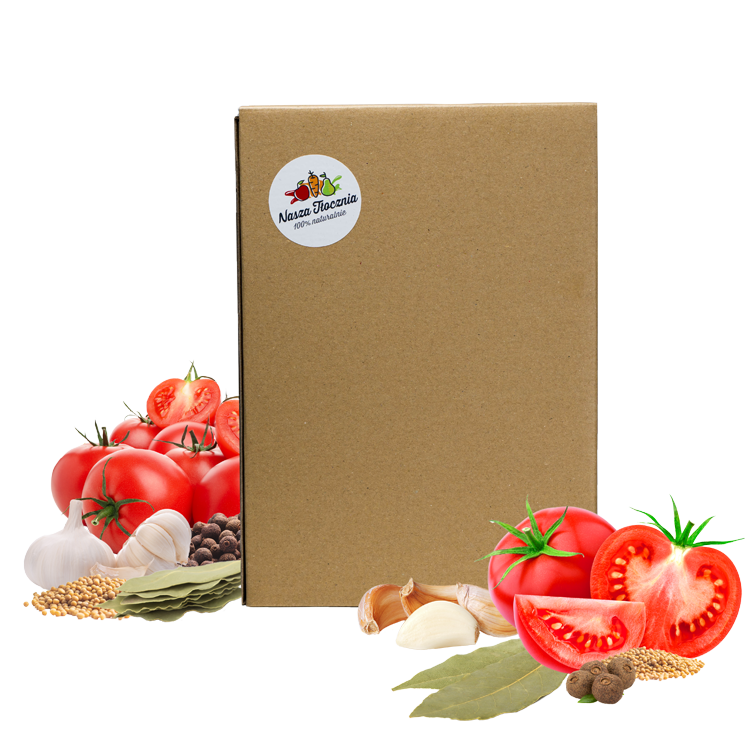 Zakwas z pomidorów malinowych w kartonie 3L